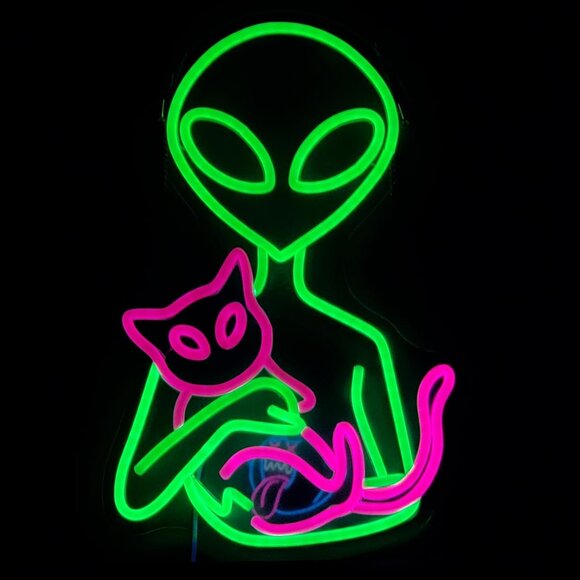 Alien Neon Sign for Wall Decor - Picture 1 of 6